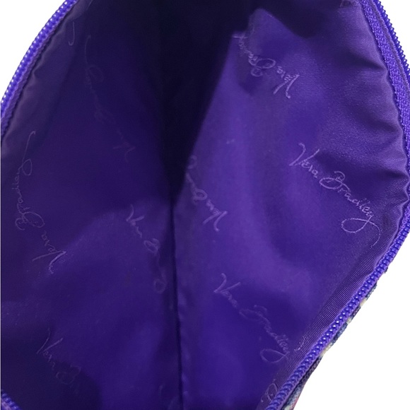 Vera Bradley LILAC TAPESTRY Pencil Pouch with binder rings. Excellent condition - Picture 5 of 5